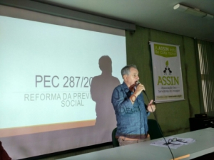 Gerson Maia, diretor de Previdência, debate a reforma da Previdência no Incaper