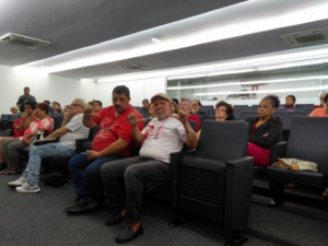 10/04/2019 -  SINTAPI-CUT participa de homenagem aos 39 anos do PT na Câmara de Santos