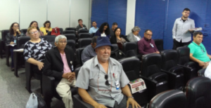 23/05/2018 - Luis Augusto, diretor financeiro do SINTAPI-CUT, participa de reunião no Conselho Federal de Enfermagem sobre o afastamento do trabalho e transtornos mentais
